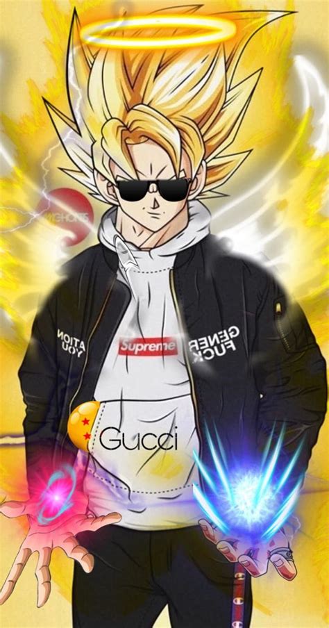 sfondi goku gucci